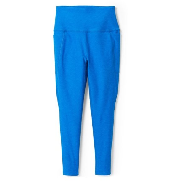 🏷️NWT Beyond Yoga Spacedye Out of Pocket High-Waist Midi Leggings In Azure Blue - Picture 4 of 15